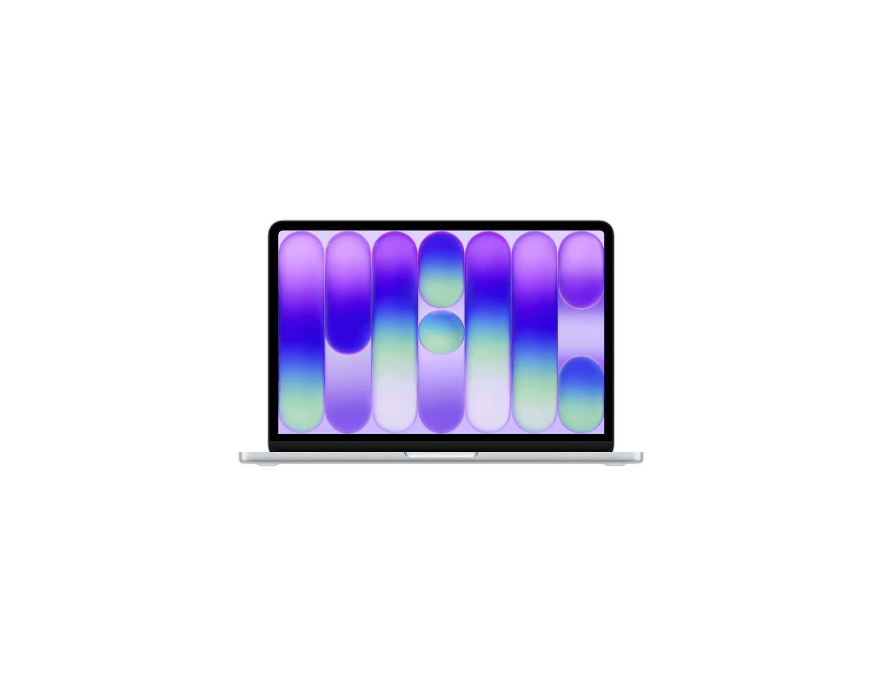 Open silver MacBook Neo